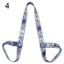 Load image into Gallery viewer, Nylon Colorful Straps Yoga Mat Strap Belt Adjustable Sports Sling Shoulder Carry Strap Belt Exercise Stretch Elastic Yoga Belt