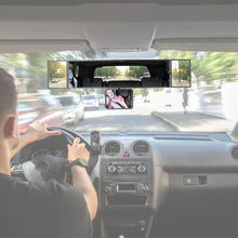 Load image into Gallery viewer, Adjustable Wide-view Rearview Mirror In The Car Wide Angle Panoramic Assisting Interior Clip On Convex Rear View Mirror For Car