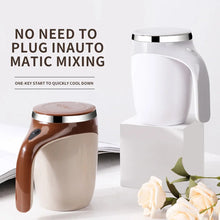 Load image into Gallery viewer, Automatic Stirring Cup Mug Rechargeable Portable Coffee Electric Stirring Stainless Steel Rotating Magnetic Home Drinking Tools