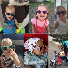 Load image into Gallery viewer, Baby Sunglasses with Glasses Box Boys Girls Outdoor Goggles Sun Glasses AC Lens Safety Glasses and Cases Gift for Kids