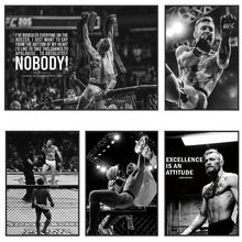 Load image into Gallery viewer, Professional Motivational Boxer, HD Canvas Print Wall Art Poster, Suitable for, Home, Room, Living Room, Gym Decoration