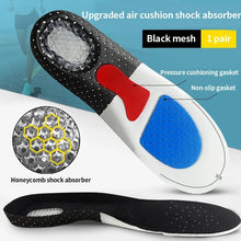 Load image into Gallery viewer, Silicone Sports Insoles | Arch Support &amp; Gel Running Inserts | Men’s &amp; Women’s Footwear