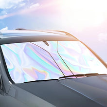 Load image into Gallery viewer, New Laser Folding Sunshade for Car Windshield - Insulated Privacy Shade Low Light Transmission