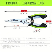 Load image into Gallery viewer, Multi-Tool Fishing Pliers! Line Cutter, Split Rings