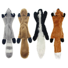 Load image into Gallery viewer, New 45cm Simulated Animal Holster No Stuffing with Squeakers Dog Chew Toy Durable Plush Crinkle Pet Squeak Toys Pet Supplies