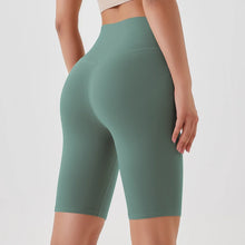 Load image into Gallery viewer, 2024 High-Waisted Buttock Lifting Yoga Shorts Summer Seamless Yoga Legging Shorts Outer Wear Tight Cycling Athletic Gym Shorts
