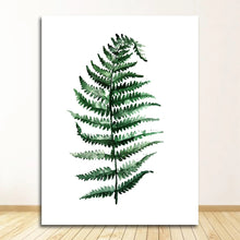 Load image into Gallery viewer, Wall Art Paintings for Living Room Home Decor Scandinavian Style Tropical Plants Poster Green Leaves Decorative Picture Modern
