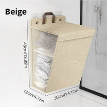 Load image into Gallery viewer, Foldable Adhesive Laundry Basket: Wall-Mounted Organizer for Clothes Storage