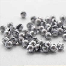 Load image into Gallery viewer, 100pcs Silver Open Bite Round Lead Fishing Clips Raft Gear Manufacturers