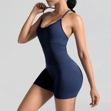 Load image into Gallery viewer, Yoga Sets Gym Jumpsuits Women Sports Overalls Active Wear Fitness Clothing Workout Clothes for Women Short Outfits