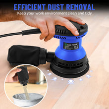 Load image into Gallery viewer, Electric sander, 6-speed track-type sander, suitable for sanding and polishing wood, furniture, metal and car surfaces
