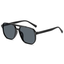 Load image into Gallery viewer, Women Men Square Sun Glasses Retro Polygon Sunglasses Female Black Vintage Fashion Ladies Oculos De Sol Double Beam Eyeglasses