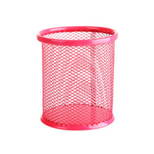 Load image into Gallery viewer, 1Pcs New Pencil Holder Office Desk Metal Mesh Square Pen Pot Cup Case Container Organiser Durable Pencil Case