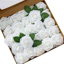 Load image into Gallery viewer, Foam Artificial Roses - 15/25/100pcs Fake Flowers for Wedding, Party &amp; Gift Décor