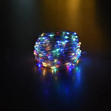 Load image into Gallery viewer, 100 LED Solar Fairy Lights! Warm White, Outdoor String Lights