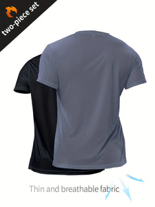 Men's Quick-Dry Compression T-Shirts - Outdoor Gym, Running, Fitness Sports Shirts