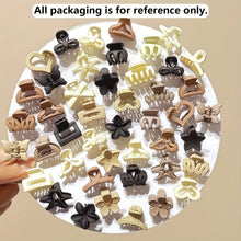 Load image into Gallery viewer, 5/10/20/30pcs Beige Mixed Pack Small Clips, Cute Girl Accessories - Perfect for Daily Use, Special Occasions, or Travel Gifts