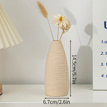 Load image into Gallery viewer, Ceramic Flower Vase Retro Table Decorative Vase Dried Flower Arrangement Pot Home Wedding Gifts Aesthetic Vase Desktop Ornament