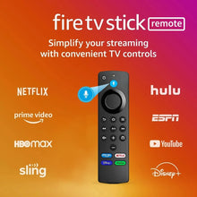 Load image into Gallery viewer, Replacement Bluetooth Voice Remote Control for Fire TV Stick 4K Max Lite Cube w/Alexa