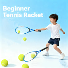 Load image into Gallery viewer, Red Blue Child Tennis Racket Training Professional Tennis Racquet Parent Child Interactive Shockproof Beginner Racquet Unisex