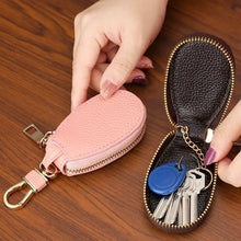 Load image into Gallery viewer, Unisex PU Leather Key Case For Car Key Wallet Pocket Key Holder Organizer Pouch Keys Organizer LargeCapacity Zipper Key Case Bag
