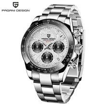 Load image into Gallery viewer, 40mm New V2 PAGANI DESIGN Men's Quartz Watches Sapphire Retro Chronograph Stainless Steel Waterproof Watch Men Relogio Masculino