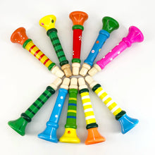 Load image into Gallery viewer, Wooden Trumpet Toy Horn Whistle - Kids Educational Montessori Musical Instrument