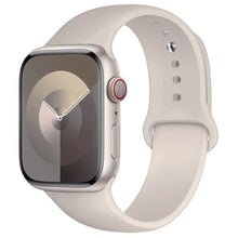 Load image into Gallery viewer, Silicone Band For Apple Watch strap 44mm 45mm 40mm 41mm 42-38mm 45 mm sport bracelet iwatch series 8 7 6 5 4 3 SE 9 Ultra 2 49mm