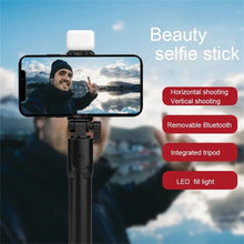 Load image into Gallery viewer, New Bluetooth Selfie Stick Mobile Phone Holder Retractable Portable Multifunct-ional Mini Tripod with Wireless Remote Shutter