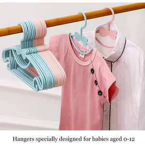 4Pcs Children Clothes Hanger Portable Display Baby Clothing Organizer Hangers Set