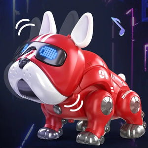 Interactive Dancing Robot Bulldog - Light-Up Kids Toy - Educational Early Learning Toy