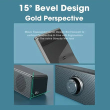 Load image into Gallery viewer, PC Soundbar – Wired &amp; Wireless Bluetooth USB Powered Speaker for TV, PC, Laptop, Gaming
