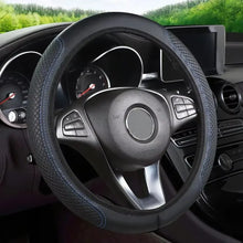 Load image into Gallery viewer, Steering Wheel Cover Anti Slip Breathable Steering Cover Universal Microfiber PU Leather Steer Wheel Protector No inner circle