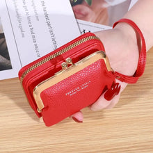 Load image into Gallery viewer, Women&#39;s Fashion Wallet with Wrist Strap - Large Capacity Coin Clip and Card Slots