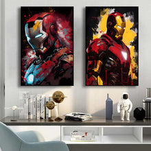 Load image into Gallery viewer, Marvel Movie Canvas Art Poster – Superhero Wall Decor (Spider-Man, Iron Man)