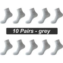 Load image into Gallery viewer, 10 Pairs Bamboo Fiber Socks Men Breathable Anti-Bacterial EU38-46