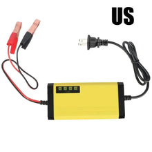 Load image into Gallery viewer, Car Battery Charger 12V 2A 220V Power Puls Repair Charger Wet Dry Lead Acid Battery LED Display Moto Truck Battery Charger