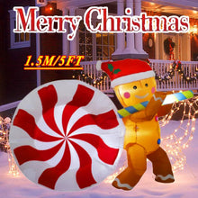 Load image into Gallery viewer, Christmas Inflatable Decoration Toy Built-in LED Lights Inflatable Model Ornament Xmas Party New Year Garden Indoor Outdoor Deco