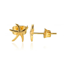 Load image into Gallery viewer, Vintage Summer Starfish Stainless Steel Stud Earrings For Women Simple Star Shell Earrings Stud Ocean Party Jewelry Gift 2025