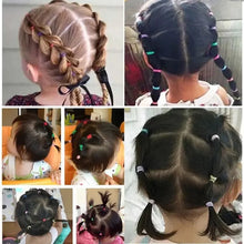 Load image into Gallery viewer, 1000pcs Girls Elastic Hair Bands Nylon Rubber Band Headband Hair Accessories Kids Ponytail Holder Bands Kids Ornaments