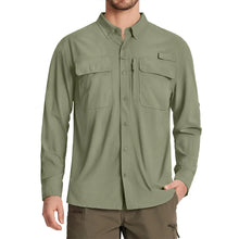 Load image into Gallery viewer, TACVASEN Men&#39;s UPF 50+ Sun Protection Fishing Shirt - Quick Dry, Long Sleeve, Breathable