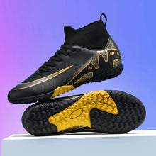Load image into Gallery viewer, New Men Soccer Shoes Indoor Cleats Football Boots Match Long Spikes Sneakers Breathable Ultralight Training Drop Shipping