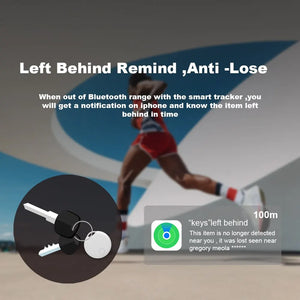 Bluetooth GPS Tracker: Apple Find My Compatible, Bag/Wallet/Bike Finder