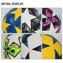 Load image into Gallery viewer, Standard Soccer Ball Professional Outdoors Sports Match Balls Training Seamless Football High Quality PU Material Size 5 Size 4