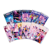 Load image into Gallery viewer, 10PCS Kpop Demon Hunters Notebook Huntrix Rumi Mira Zoey Binder Anime Pattern Stationery Supplies Back To School Gifts 10*6cm