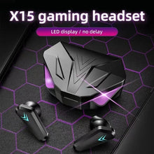 Load image into Gallery viewer, TWS Wireless Bluetooth Headset LED Display Gamer Earbuds with Mic Wireless Headphones Noise Cancelling Bluetooth Earphones X15