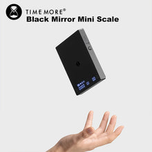 Load image into Gallery viewer, TIMEMORE Scale Black Mirror Mini Pour over Espresso Scale With Brewing Flow Rate and Heat Insulation Pad Electronic Coffee Scale