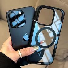 Load image into Gallery viewer, Transparent Magsafe Magnetic Case For iPhone 16 17 Air 16e 15 14 Plus 13 12 11 Pro Max Wireless Charging  Hard Protect Cover