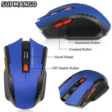 Load image into Gallery viewer, Mini Wireless Optical Mouse - Portable USB Mouse for Notebook Computer