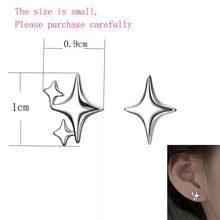 Load image into Gallery viewer, Ventfille 925 Sterling Silver Star Earring for Women Girl Simple Tassels Chain Fashion Office Jewelry Gift Dropshipping
